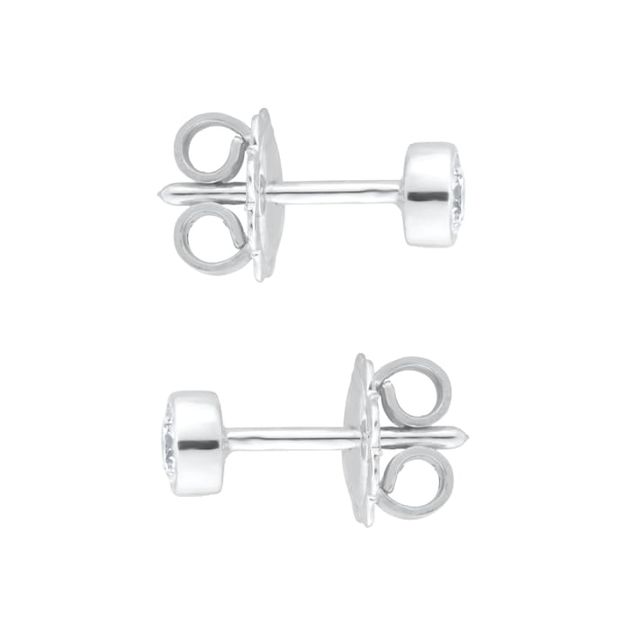 Mappin & Webb Gossamer 18ct White Gold 0.33cttw Diamond Stud Earrings