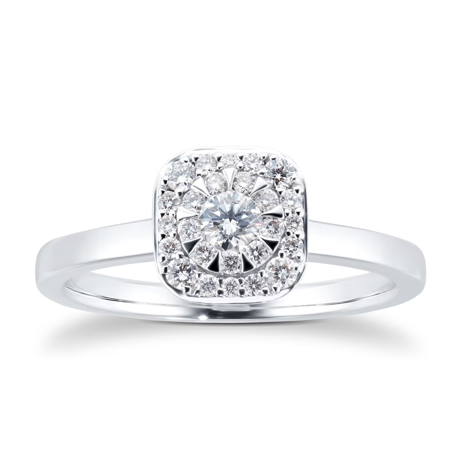 Mappin & Webb Masquerade 18ct White Gold 0.30cttw Diamond Ring