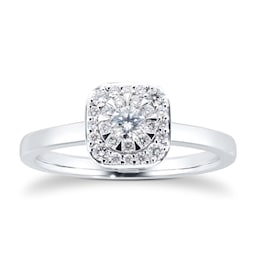 37460196 - Masquerade 18ct White Gold 0.30cttw Diamond Ring