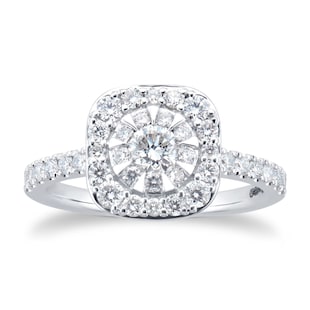 Mappin & Webb Masquerade 18ct White Gold 0.80cttw Diamond Ring