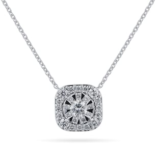 Mappin & Webb Masquerade 18ct White Gold 0.60cttw Diamond Pendant