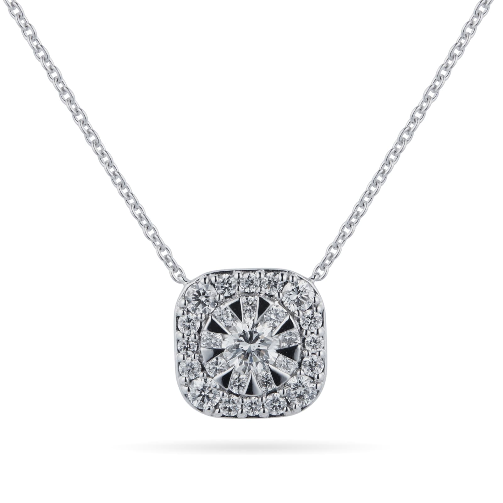 Mappin & Webb Masquerade 18ct White Gold 0.60cttw Diamond Pendant