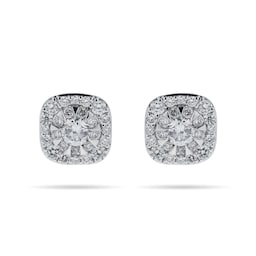 37460201 - Masquerade 18ct White Gold 0.61cttw Diamond Stud Earrings