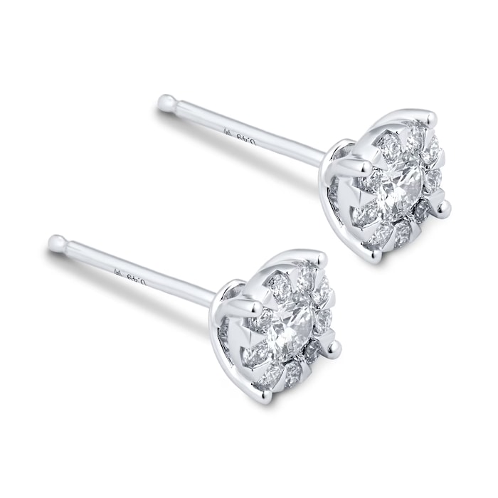 Mappin & Webb Brilliant Cut 0.49cttw Solitaire Style Studs