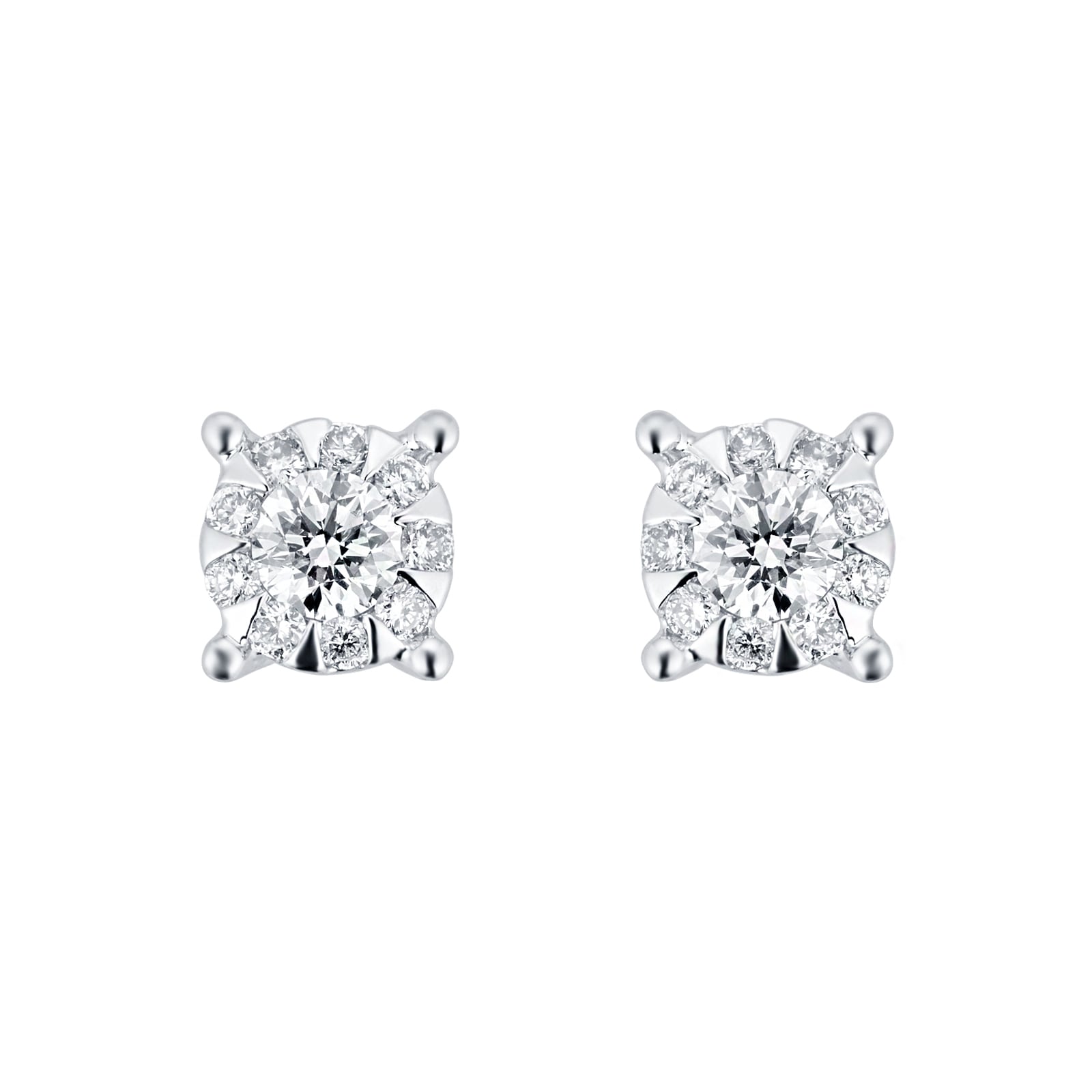 Mappin & Webb Masquerade 0.35ct Diamond Stud Earrings