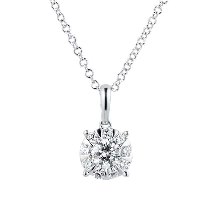 Mappin & Webb Masquerade 18ct White Gold 0.68cttw Diamond Pendant