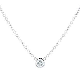 Mappin & Webb Gossamer 18ct White Gold 0.24ct Diamond Necklace