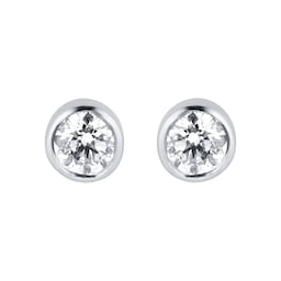 37460222 - Gossamer 18ct White Gold 0.33cttw Diamond Stud Earrings