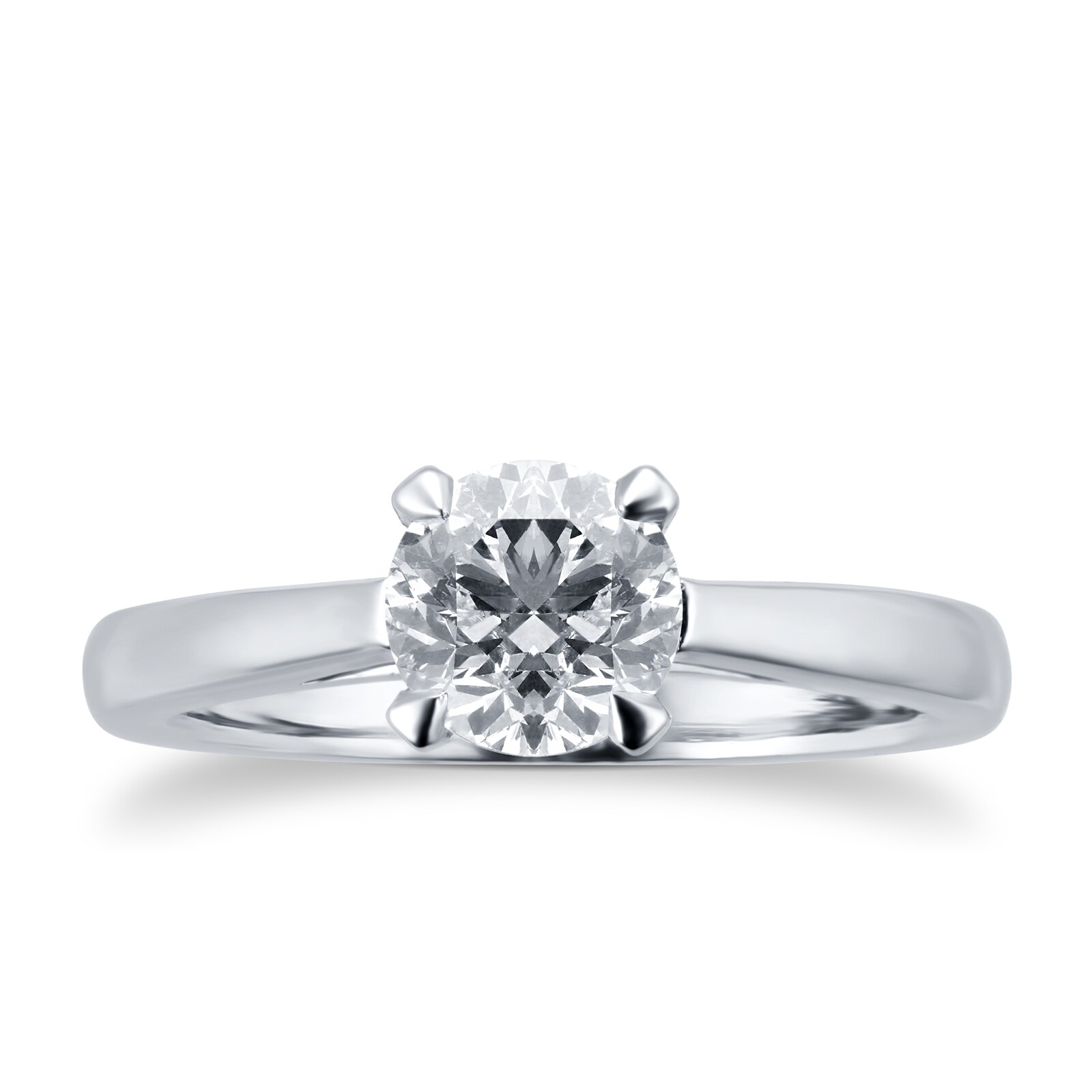 Belvedere Platinum 1.00ct Diamond Engagement Ring - Ring Size K