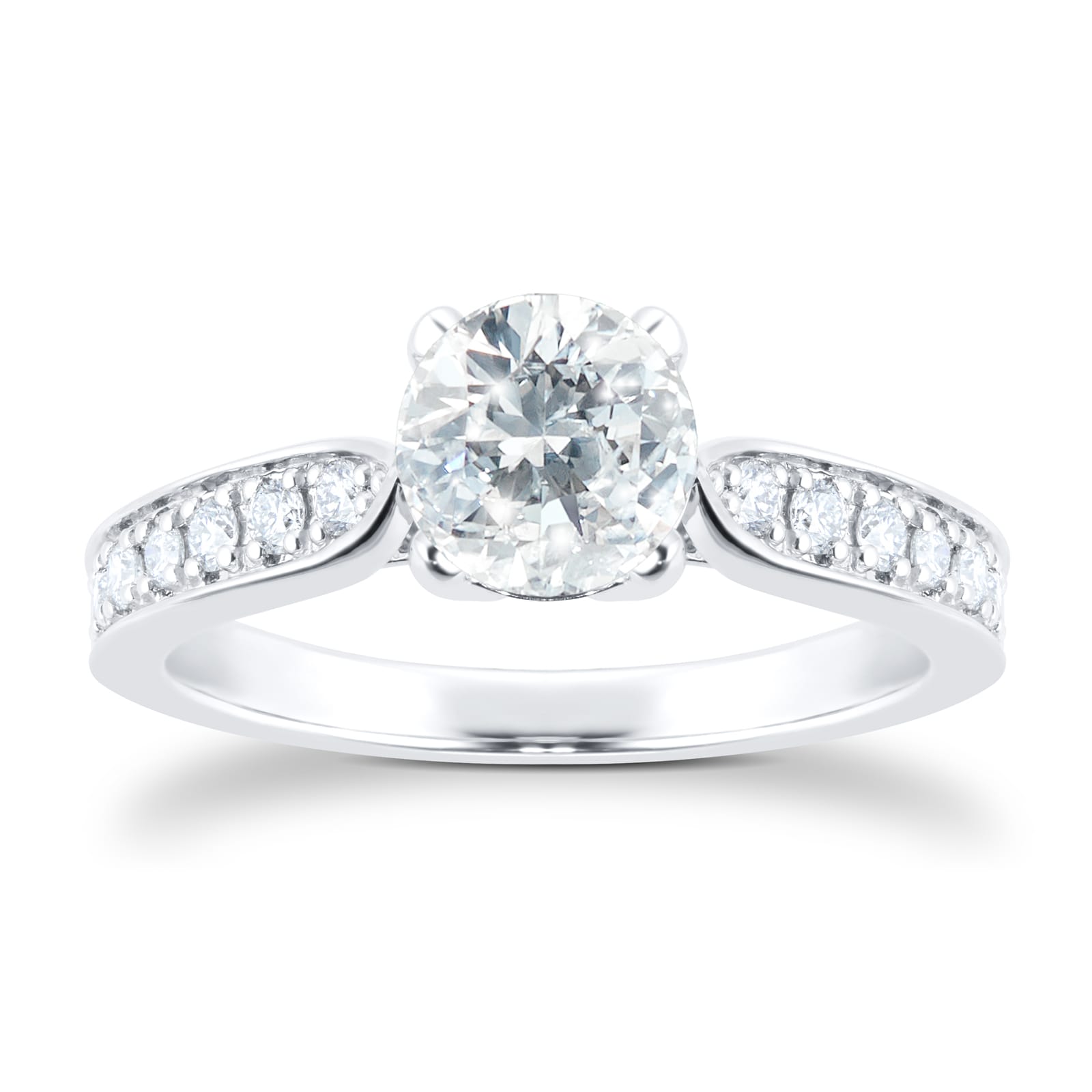 Solitaire band clearance styles