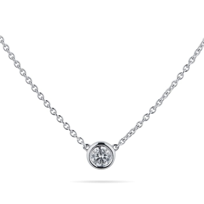 Mappin & Webb 18k White Gold Gossamer 0.24cttw Diamond Necklace