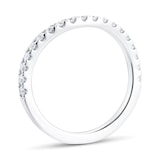 Mappin & Webb Amelia Platinum 0.32cttw Diamond Curved Wedding Ring