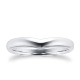 37460307 - Platinum Ena Harkness Wishbone Wedding Ring