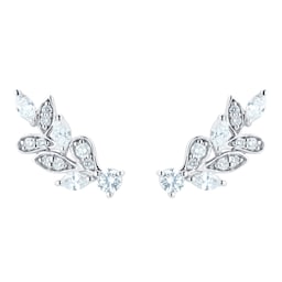 37460311 - Vinea 18ct White Gold 0.50cttw Diamond Climber Earrings