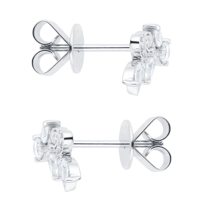 Mappin & Webb Vinea 18ct White Gold 0.50cttw Diamond Climber Earrings