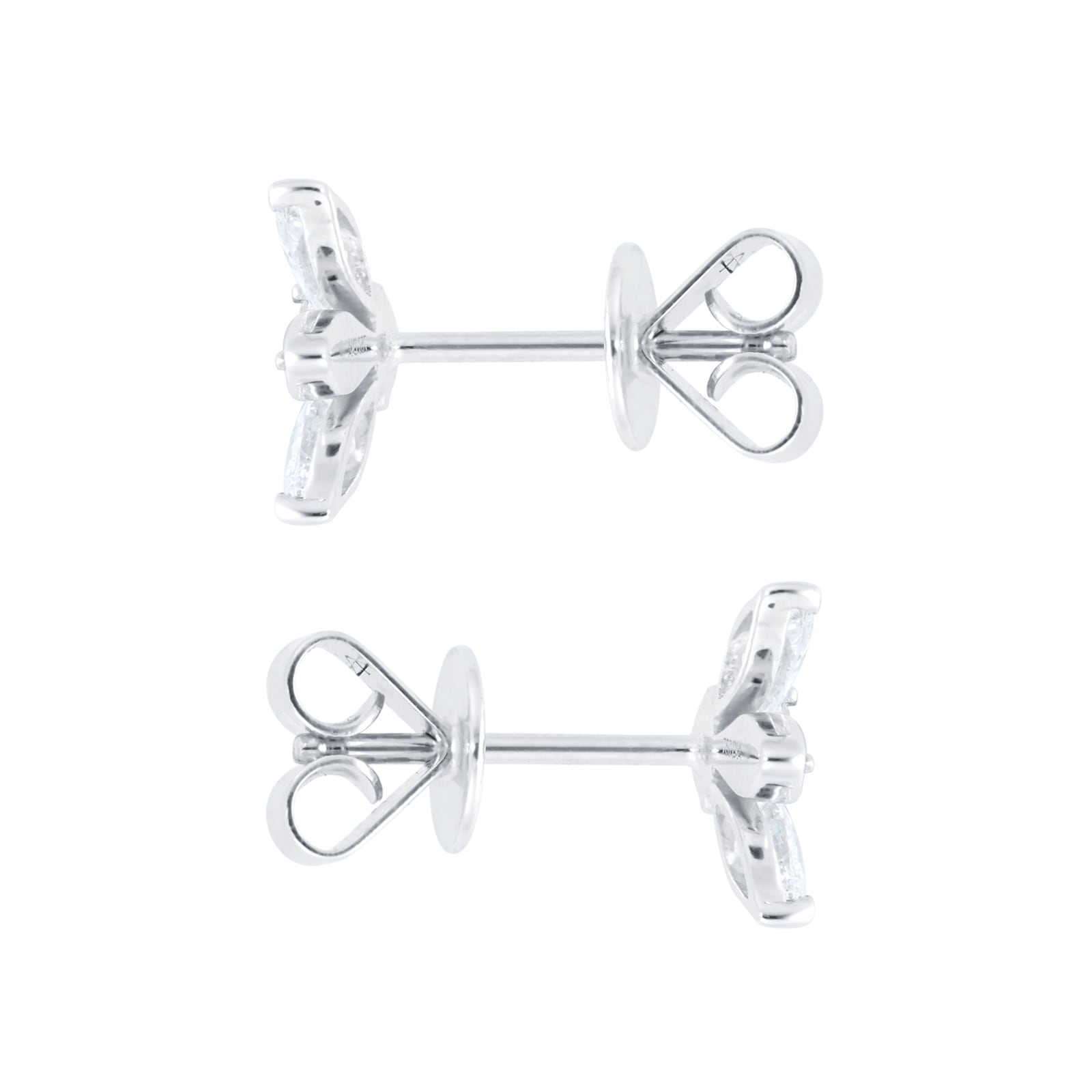 Mappin & Webb Vinea 18ct White Gold 0.60cttw Diamond Stud Earrings Mappin & Webb Vinea 18ct White Gold 0.60cttw Diamond Stud Earrings