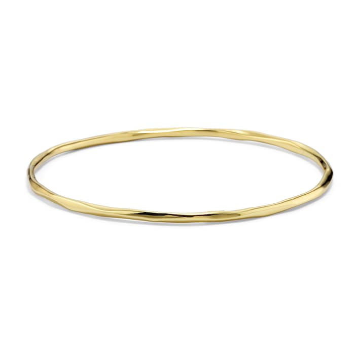 Ippolita 18K Yellow Gold Thin Faceted Bangle