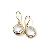 Ippolita 18K Yellow Gold Rock Crystal Mini Drop Earrings