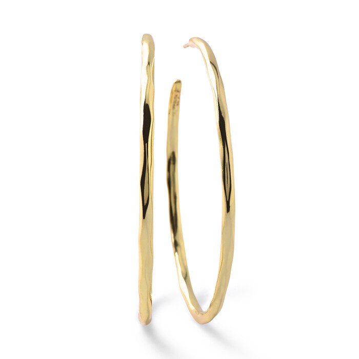 Ippolita 18K Yellow Gold Large Squiggle Hoop Earrings