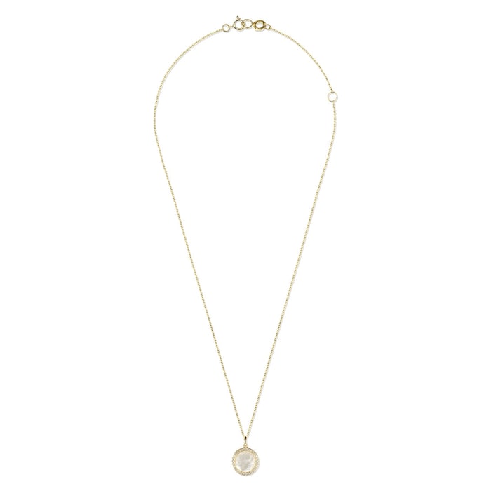 Ippolita 18K Yellow Gold Diamond & Mother Of Pearl Pendant Necklace