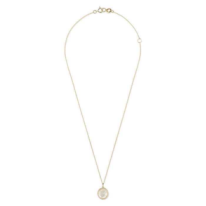 Ippolita 18K Yellow Gold Diamond & Mother Of Pearl Pendant Necklace