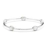 Ippolita Silver Mother Of Pearl 5 Stone Bangle