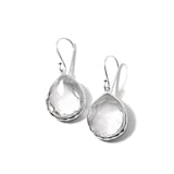 Ippolita Silver Small Teardrop Rock Crystal Earrings