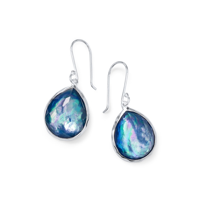 Ippolita Silver Small Teardrop Lapis Earrings