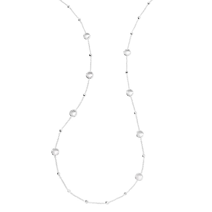 Ippolita Silver Rock Crystal Multi Station Necklace