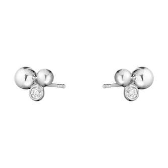 Georg Jensen Moonlight Grapes 0.07ct Diamond Stud Earrings