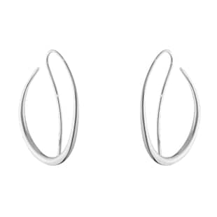 Georg Jensen Sterling Silver Offspring Double Earhoops