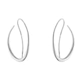 Georg Jensen Sterling Silver Offspring Double Earhoops