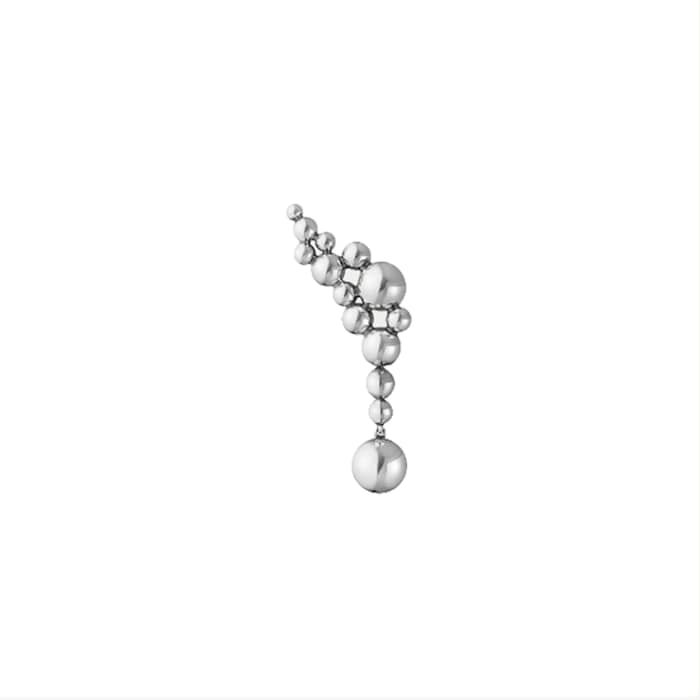 Georg Jensen Sterling Silver Moonlight Grapes Single Ear Cuff - Left