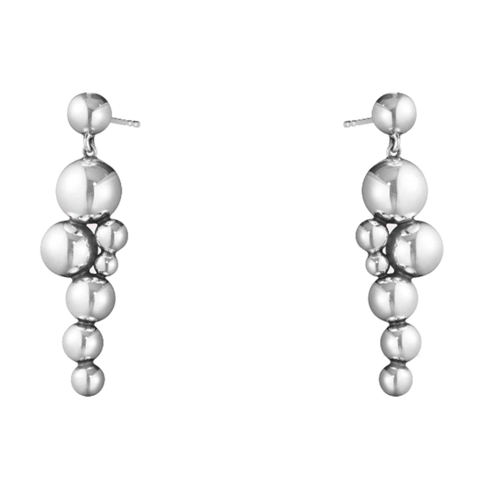 Sterling Silver Moonlight Grapes Drop Earrings