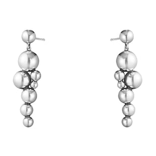 Georg Jensen Sterling Silver Moonlight Grapes Drop Earrings