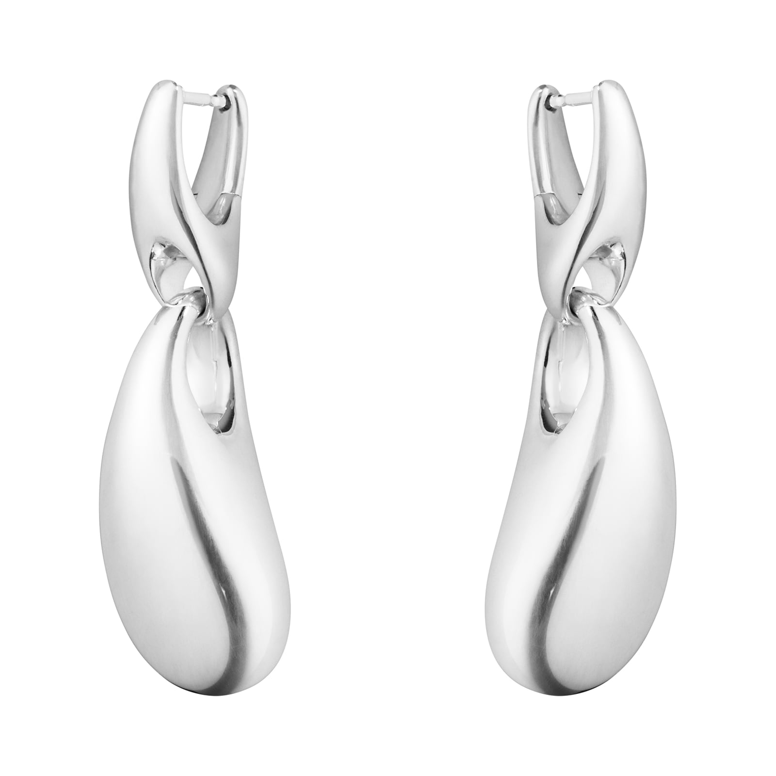 Sterling Silver Reflect Drop Earrings