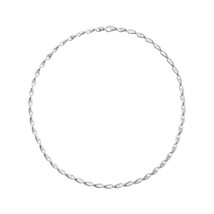 Georg Jensen Sterling Silver Reflect 45cm Chain Necklace