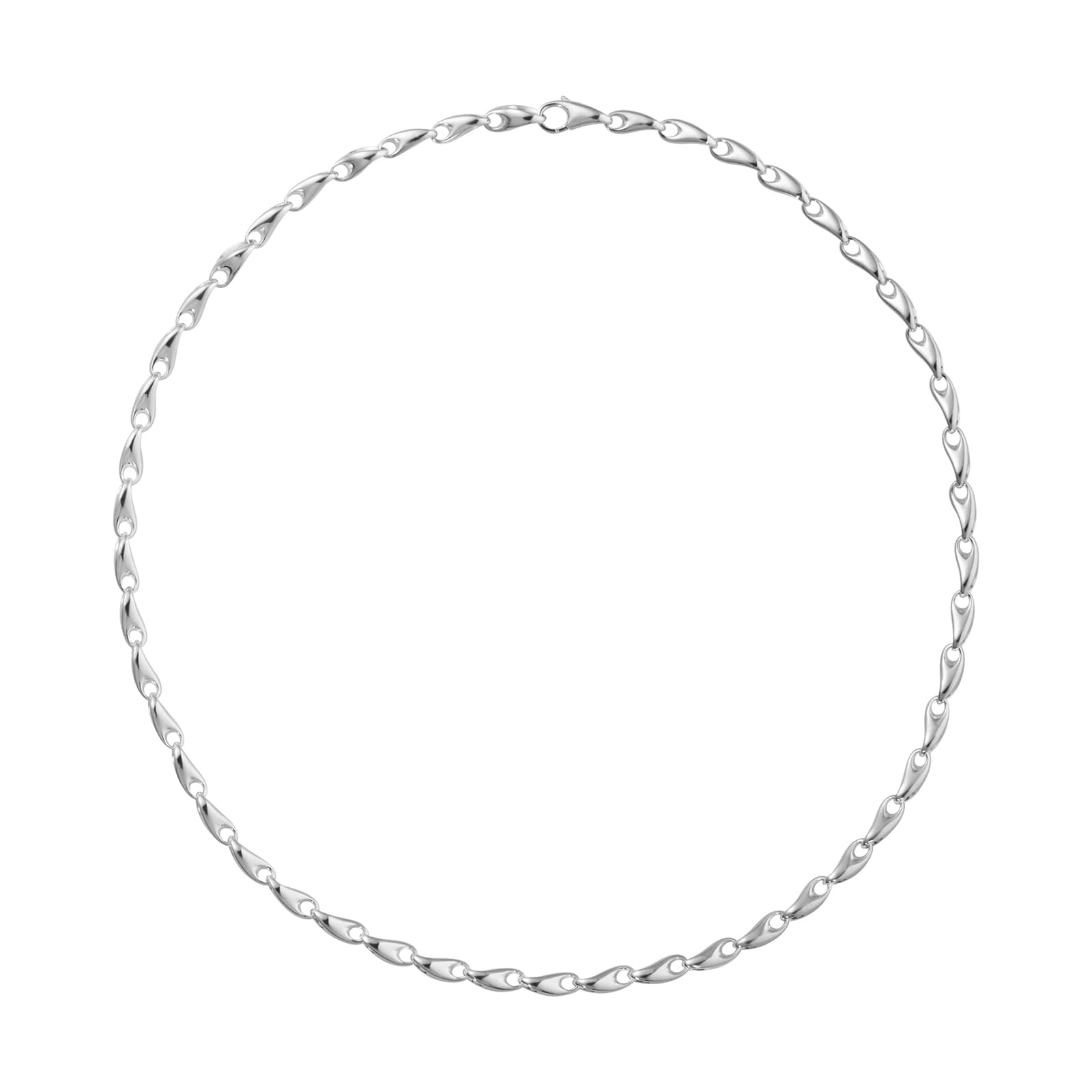 Sterling Silver Reflect 55cm Chain Necklace