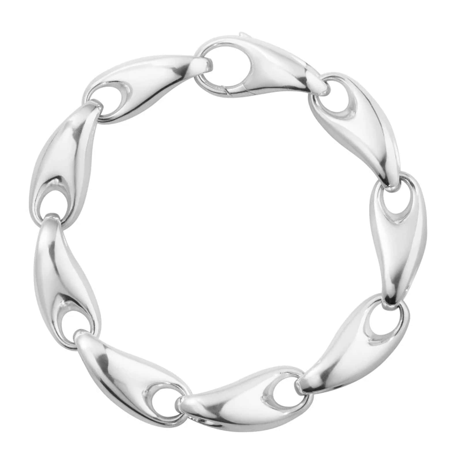 Georg Jensen Sterling Silver Reflect 19.5cm Bracelet