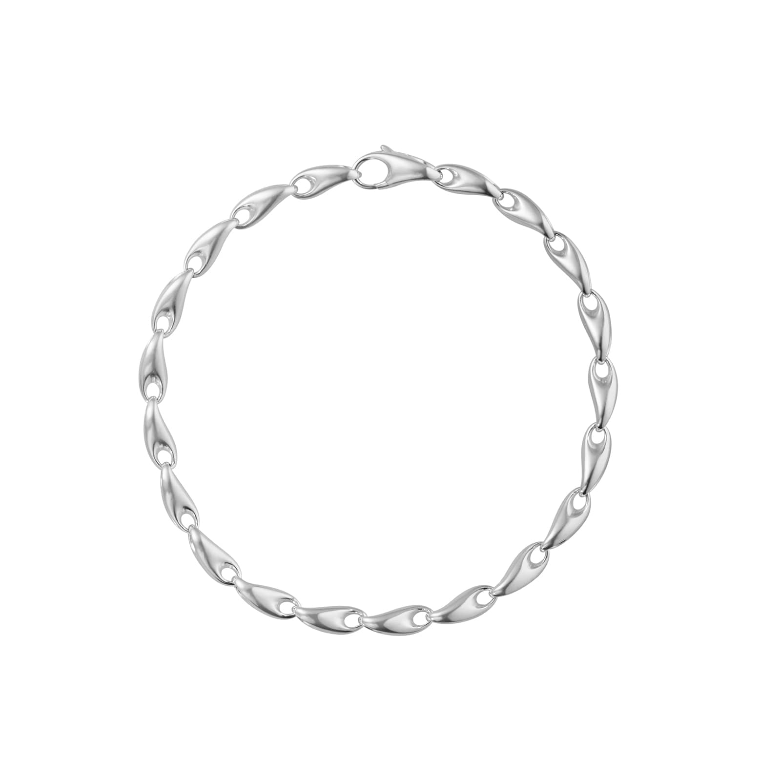 Sterling Silver Reflect Chain Bracelet Size Large