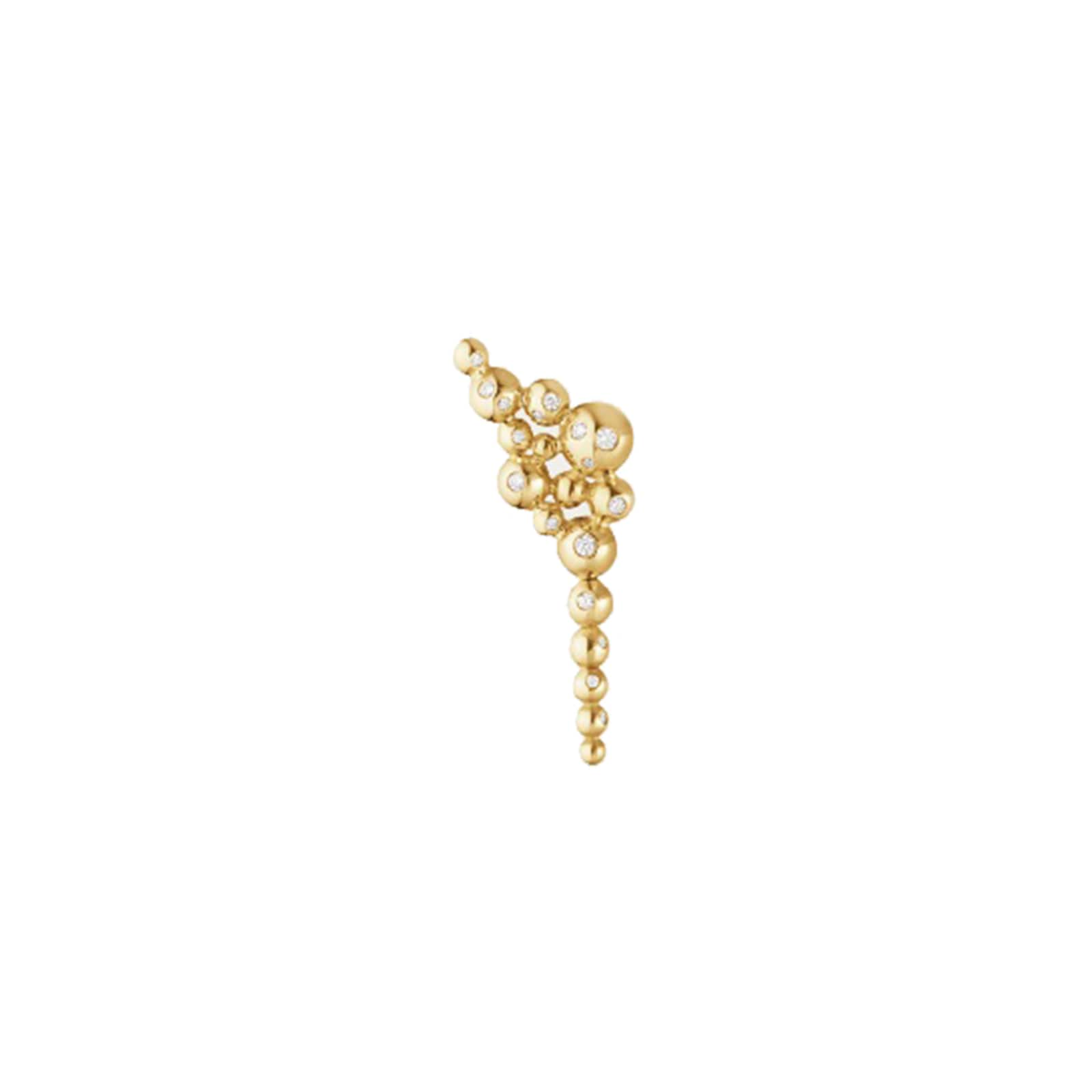 Georg Jensen 18ct Yellow Gold 0.11ct Diamond Ear Cuff - Left