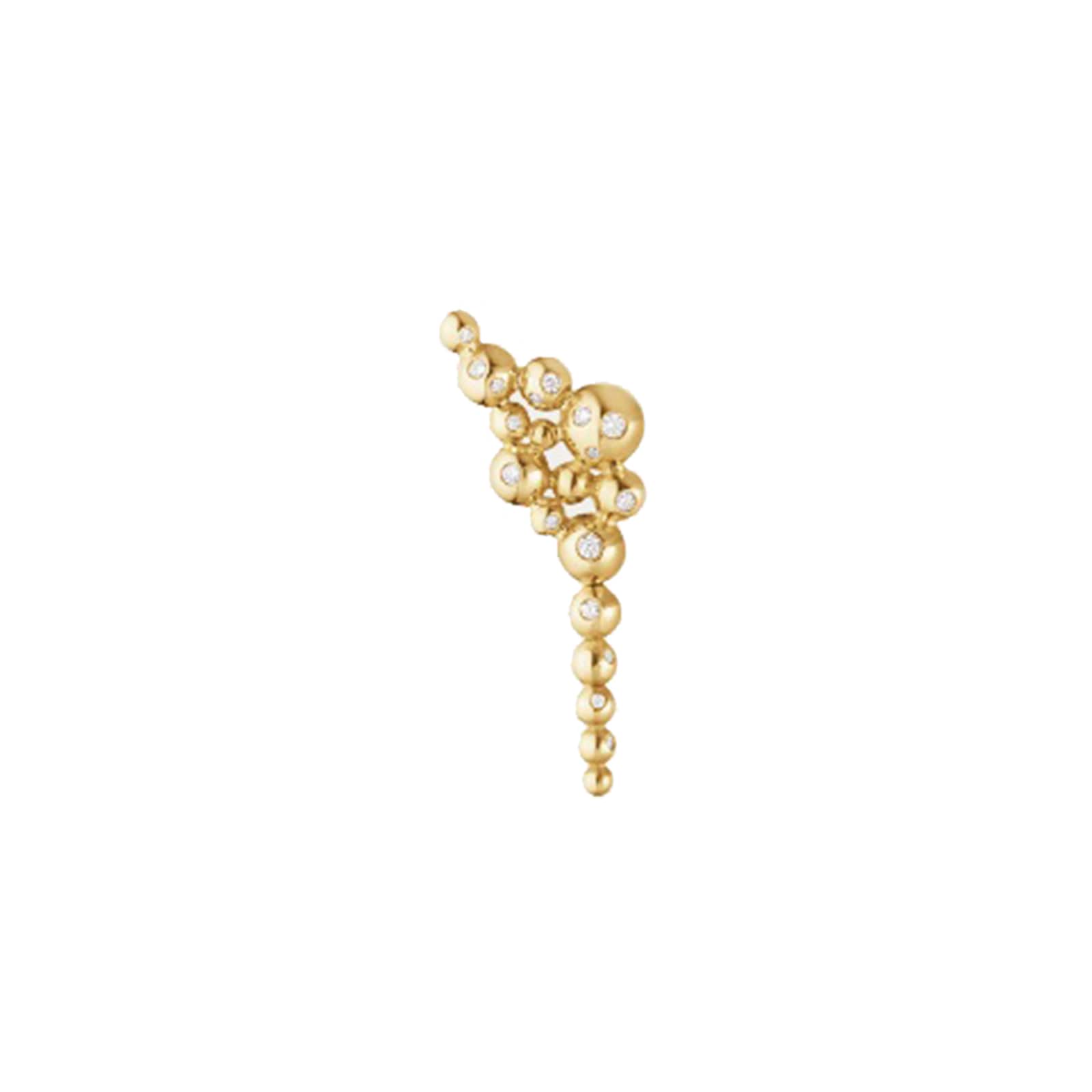 Georg Jensen 18ct Yellow Gold 0.11ct Diamond Ear Cuff - Right Georg Jensen 18ct Yellow Gold 0.11ct Diamond Ear Cuff - Right