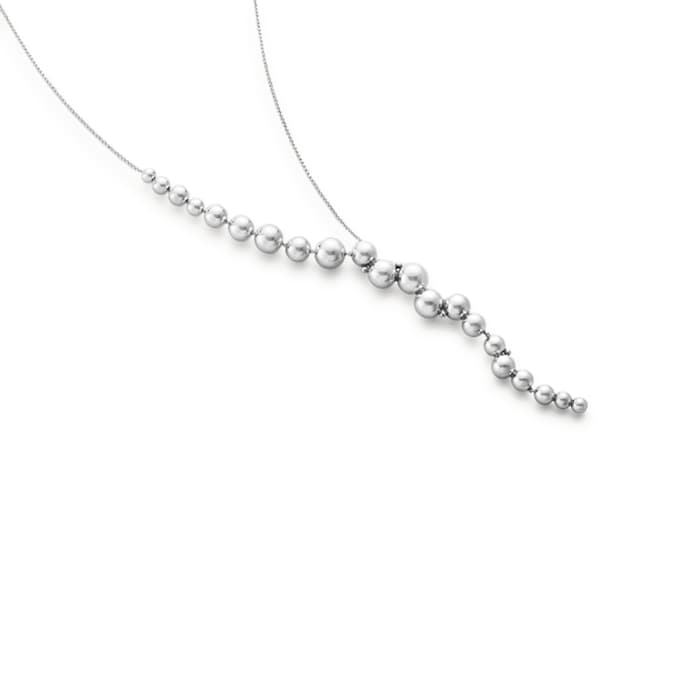 Georg Jensen Sterling Silver Moonlight Grapes Necklace