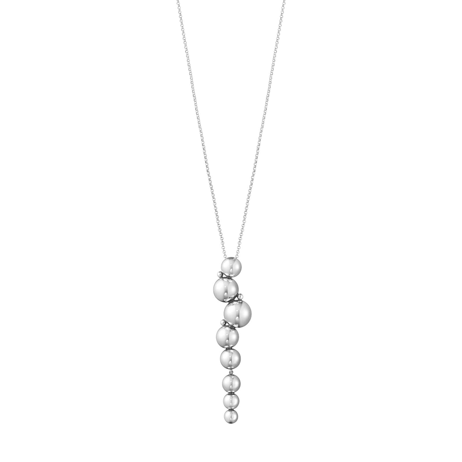 Georg Jensen Sterling Silver Moonlight Grapes Pendant Necklace Georg Jensen Sterling Silver Moonlight Grapes Pendant Necklace