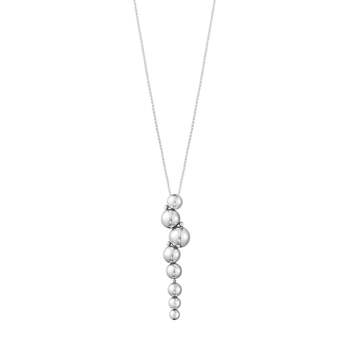 Georg Jensen Sterling Silver Moonlight Grapes Pendant Necklace