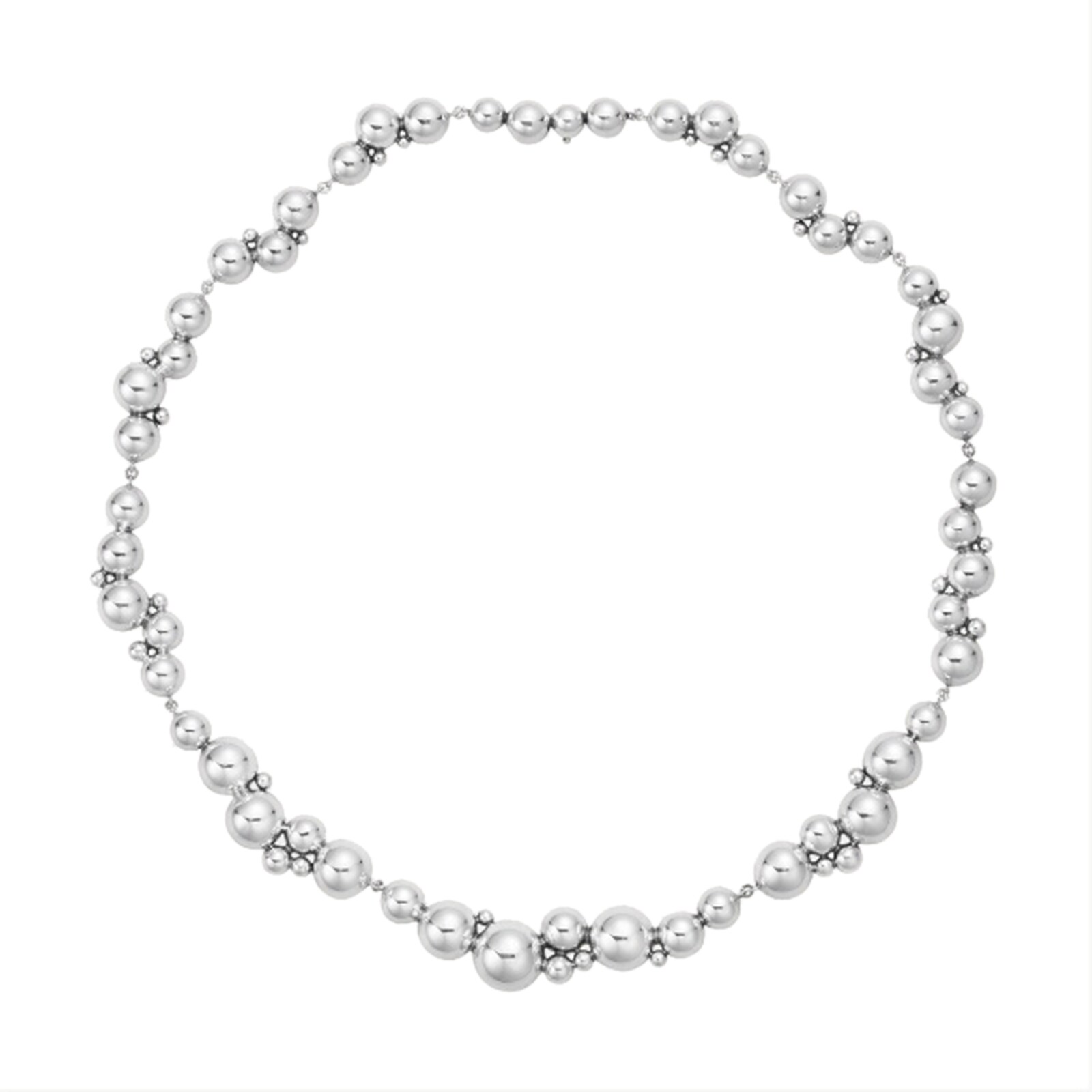 Sterling Silver Moonlight Grapes Necklace