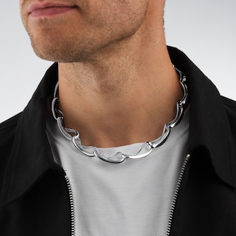 Georg Jensen Sterling Silver Infinity Necklace