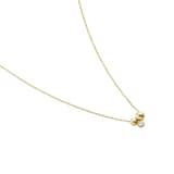 Georg Jensen 18ct Yellow Gold 0.07ct Diamond Moonlight Grapes Pendant Necklace.