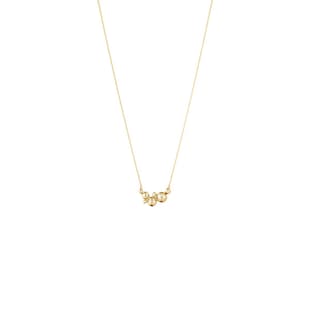 Georg Jensen 18ct Yellow Gold 0.09ct Diamond Moonlight Grapes Pendant Necklace.
