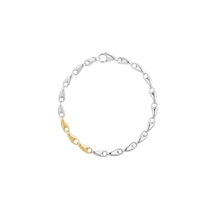 Georg Jensen 18ct Yellow Gold & Sterling Silver REFLECT Bracelet